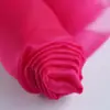 Tecido de Organza, Fio Rígido, Fio de Três Fios, Tecido Transparente com Glitter para Vestido de Casamento, Fio Decorativo para Artesanato, Tecido para Bolsa, Perolado