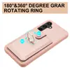 Para Samsung A16 Funda con Anillo y Porta Tarjetas A15 Funda de Tarjeta de Negocio A14 Funda tipo Piel Anti-caídas en stock