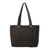 2024 Bolso de Hombro de Moda con Estampado de Leopardo de Gran Capacidad para Mujer Nuevo Bolso Tote Simple con Personalidad Bolso de Compras Grande Combinable