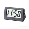 Reloj de triángulo luminoso reloj de coche panel de instrumentos de control central reloj electrónico sísmico resistente a altas temperaturas reloj pegable para coche venta al por mayor para llevar