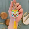 Dança do leão da maré nacional boneca criativa chaveiro bonito mochila pingente chave pingente presente atacado PVC Chaveiro