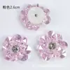 Nueva Flor de Zapato Hecha a Mano de Cristal de Vidrio con Perlas de Colores Vivos de Jinjiang Hebilla de Zapato de Perlas Coloridas de Gama Alta Pendientes DIY