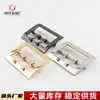 En stock venta al por mayor hebilla de cinturón de metal cuadrada curva doble aguja hebilla japonesa herrajes para equipaje con hebilla de ajuste de aguja hebilla de doble aguja