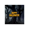 Banner de Porta de Garagem Halloween Amazon Transfronteiriço Decoração de Festa de Halloween Tecido de Fundo Atmosfera Tapeçaria