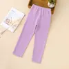 Pantalones Térmicos para Niños y Niñas, Felpa Cepillada de Doble Cara, Pantalones Térmicos de Algodón para Otoño e Invierno, Pantalones Térmicos de una Sola Capa