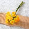 Pulsera de Muñeca Narciso de Simulación Pegamento Suave Tacto de Mano Flor de Narciso de Simulación Flor Artificial Decoración del Hogar Decoración Boda Flor Hecha a Mano