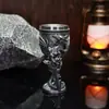 Copa de vino de acero inoxidable de resina tridimensional 3D con forma de dragón occidental, espada de dragón, color personalizado, transfronteriza, nueva