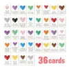 Conjunto Novo Transfronteiriço de 36 Cartões com Frases Inspiradoras, Cartões de Energia Positiva Motivacional para Crescimento e Melhoria Pessoal