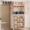 Gabinete de almacenamiento de plástico sin instalación para el hogar, dormitorio, armario para ropa, plegable, para bebés y niños, transfronterizo