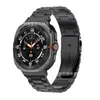 Adecuado para Samsung Galaxy Watch Ultra 2 Correa de Acero de Tres Eslabones Metal Acero Inoxidable Correa para Samsung Watch Ultra 2