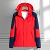 Jaqueta Leve Logo Personalizado Primavera e Outono À Prova de Vento e Impermeável Moda com Capuz Masculina e Feminina Jaqueta para Compra em Grupo Impressão de Jaquetas