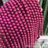 8mm Hermosos Puntos de Tinta Rosa Nuevo Chinoiserie Colorido Granito Redondo Cuentas DIY Pulsera con Cuentas Collar Material Accesorios
