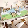 Tapete de mesa de desenho animado para estudantes, protetor de mesa, mesa de escrita com proteção para os olhos, mesa de escritório, toalha de mesa à prova d'água para alunos do ensino fundamental