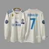 Jersey Retro Manga Larga Uniforme de Fútbol Beckham Zidane Messi C Ronaldo Jersey Clásico