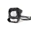 Nuevo foco LED para motocicleta, de acero pequeño, de dos colores, resistente al agua, luz de lejos y de cerca, 12-80 V, para camión o coche, universal.