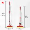 Productos para el Hogar Weijie Mopa Perezosa de 27 cm Manos Libres Limpieza de Pisos del Hogar Gadget Práctico Mopa Esponja de Acero Inoxidable