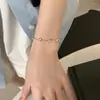 Pulsera de Flor de Perlas Láser Super Brillante Retro Hip-Hop Moda Femenina Personalidad Simple Nicho Temperamento Joyería de Gama Alta