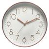 Reloj de pared 3D de moda con baño de oro rosa de 30 cm, reloj de pared digital tridimensional creativo, reloj de pared de plástico