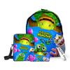 Meus monstros cantantes show de monstros mochila de três peças mochila de estudante mochila mochila estojo