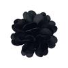 Tocado de flor de tela brillante de alta calidad de 7 cm, flor para zapato, flor enrollada a mano, accesorios de tocado para niña europea y americana, al por mayor en stock