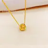 Cadena de Collares con Colgante Ojo de Gato Hielo Triturado Girador de Fortuna Chapado en Oro Suministro en Vivo Lujo Ligero Gama Alta para Mujeres Venta al por Mayor