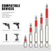 Conjunto S2 Vermelho Pontas de Chave de Fenda Phillips Magnéticas Fortes Alto Torque Antiderrapantes Cabeças de Chave de Fenda Universais Resistentes ao Desgaste