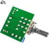 Potenciómetro de Control de Volumen Giratorio B50K Estéreo DIY Estéreo Interruptor Giratorio Placa de Salida de Cables para Chasis Compatible con Tipo 16 Tipo 27