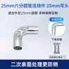 Tubo de Aço Inoxidável 25mm Seis Pontos Tubo Galvanizado Conector de Tubo de Aço Fixador Junta de Tubo Redondo Clipe de Fixação de Tubo de Ferro Fixador
