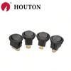 Interruptor tipo barco redondo LED ojo de gato luz indicadora interruptor basculante para coche botón de interruptor de luz