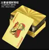 Gold Poker PVC Plástico Poker impermeável Creative Poker Local Hero Gold Dollar Euro Gold Poker