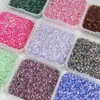 Joias para nail art gota de cânhamo fluida areia movediça enchimento de minério triturado cristal mágico irregular cascalho material para armadura