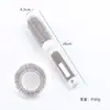 Rodillo Peine de Tubo de Aluminio para Dar Volumen, Peine Rodillo para Peinar el Cabello, Peine Rizador, Peine Alisador para Secado con Secadora, Peine Cilindro para Peinar el Cabello