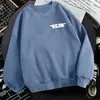 Sudadera para Hombre Primavera y Otoño con Capucha de Moda Ins Holgada Moda Estilo Hong Kong Cuello Redondo Felpa Otoño Pulóver de Pareja Top Chaqueta