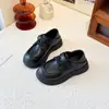 Mocasines Infantiles de Campus para Niñas, Estilo Británico Primavera 2025, para Actuaciones de Niños, Zapatos de Cuero para Estudiantes, Zapatos de Vestir