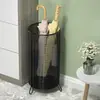 Estante Organizador para Paraguas para Entrada del Hogar, Soporte para Paraguas con Drenaje para Entrada Comercial, Estante para Paraguas, Estante de Almacenamiento para Entrada, Arte en Hierro