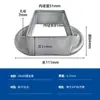 10 peças Conector Fivela de Fixação para Tubo Quadrado Base de Fixação para Poste Acessórios para Guarda-corpo Sem Solda Base de Ferro Galvanizado