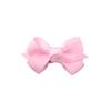 Tamaño pequeño hilo hecho a mano con pasador para el cabello de niño comercio exterior nuevo color sólido 4cm accesorios clip para bebé al por mayor 4840