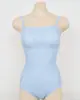 4 ColoresNuevo traje de baño de una pieza a cuadros estilo japonés, espalda descubierta sexy, adelgazante para bustos pequeños, adecuado para vacaciones en la playa y aguas termales, bikini