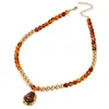 Collar Pulsera de Perlas para Mujer Otoño Versátil Gama Alta Moda Nicho Conjunto de Collar para Clavícula Venta al por Mayor