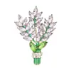 Broche Nuevo Morado Lavanda para Mujer Primavera y Verano, Broche Elegante de Gama Alta, Pin Accesorio de Diseño de Nicho de Lujo Ligero
