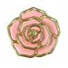 Gancho para Bolso Redondo con Forma de Rosa de Alta Rotación en Stock, Gancho Plegable para Mesa 3D, Gancho Navideño de Flor de Plástico