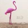 Nova decoração de flamingo simulação artesanato de penas adereços para fotografia de janela animal de pena de jardim paisagístico