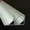 Luz Linear LED Triangular de Canto Reto para Teto, Ranhura de Canto de Teto, Sem Ranhura para Armário, Alumínio em V de 45 Graus, Alumínio de 90 Graus