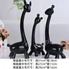 Decoração animal de cerâmica zakka criativa minimalista moderna nórdica para casa, decoração de mesa, sala de estar, porcelana para corredor