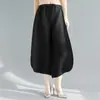 Calça Harem Casual Plissada Moda Europeia e Americana em Estoque, Calça Cropped Solta de Cintura Natural, Estilo Simples Feminino Plissado 2026 Fino
