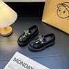 Zapatos de Moda de Cuero para Niñas 2025 Verano Nuevos Mocasines Zapatos de Cuero Negros Moda Slip-on Zapatos Individuales para Niños