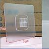 Parche de estante transparente sin perforaciones, caja de almacenamiento para montar en la pared, estante colgante, accesorios colgantes, hebilla, pegatinas sin clavos, pegatinas de repuesto