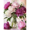 5D Nuevo DIY Pintura de Diamantes Serie Floral Taladro de Punto Punto de Cruz Pintura Decorativa Taladro Completo Pintura Decorativa Directo de Fábrica