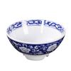 Tigela de macarrão de melamina temperada azul e branca de alta qualidade para atacadistas loja de macarrão em pó de caracol tigela especial tigela de macarrão tigela de macarrão de porcelana talheres
