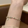 Nuevo Pulsera de Ojo de Gato de Jade Estilo Chino con Amuleto Personalizado de Paz y Fortuna, Sensación de Nicho de Alta Gama, Joyería de Cuentas de Plata